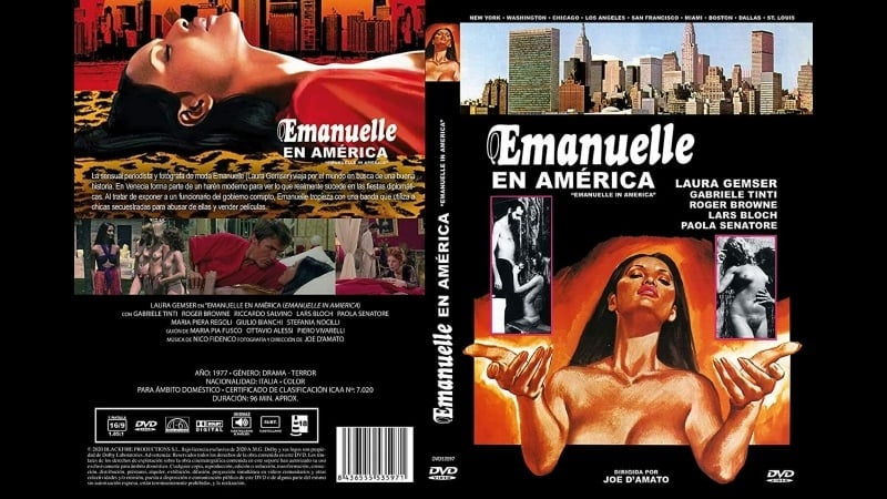 Emanuelle in Amerika (1977) Laura Gemser, Paola Senatore Retro, klassisch, Vintage, Erotik, Porno, Sex, Lesben, MILF]